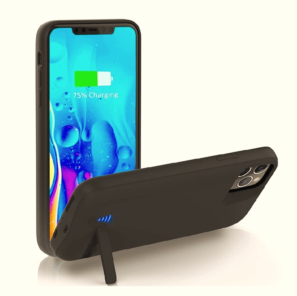 IPhone 11 PRO Charging Case *Black* + Kickstand
